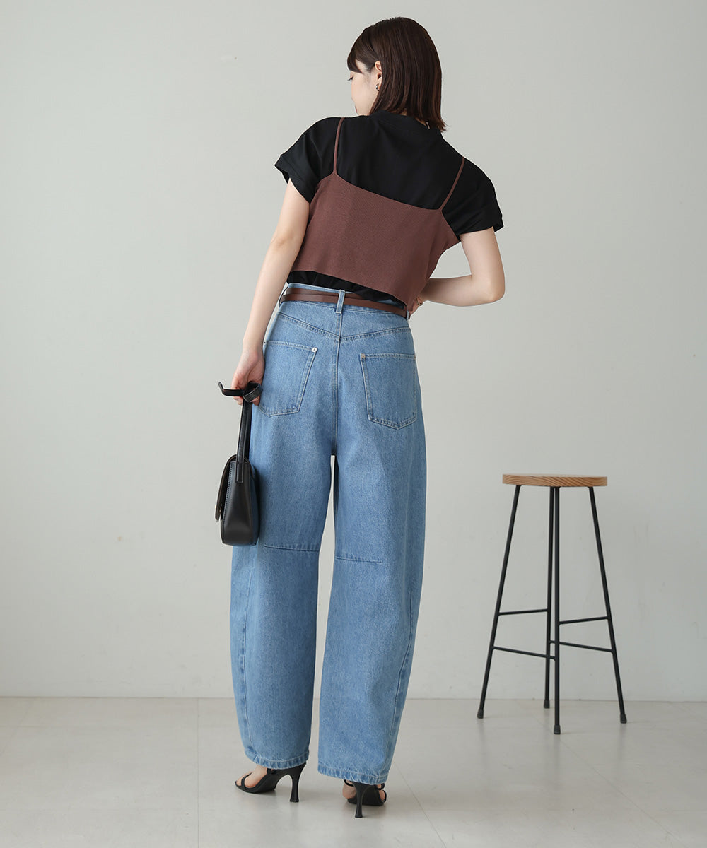 【WEB限定】ニットＴ＆キャミセット