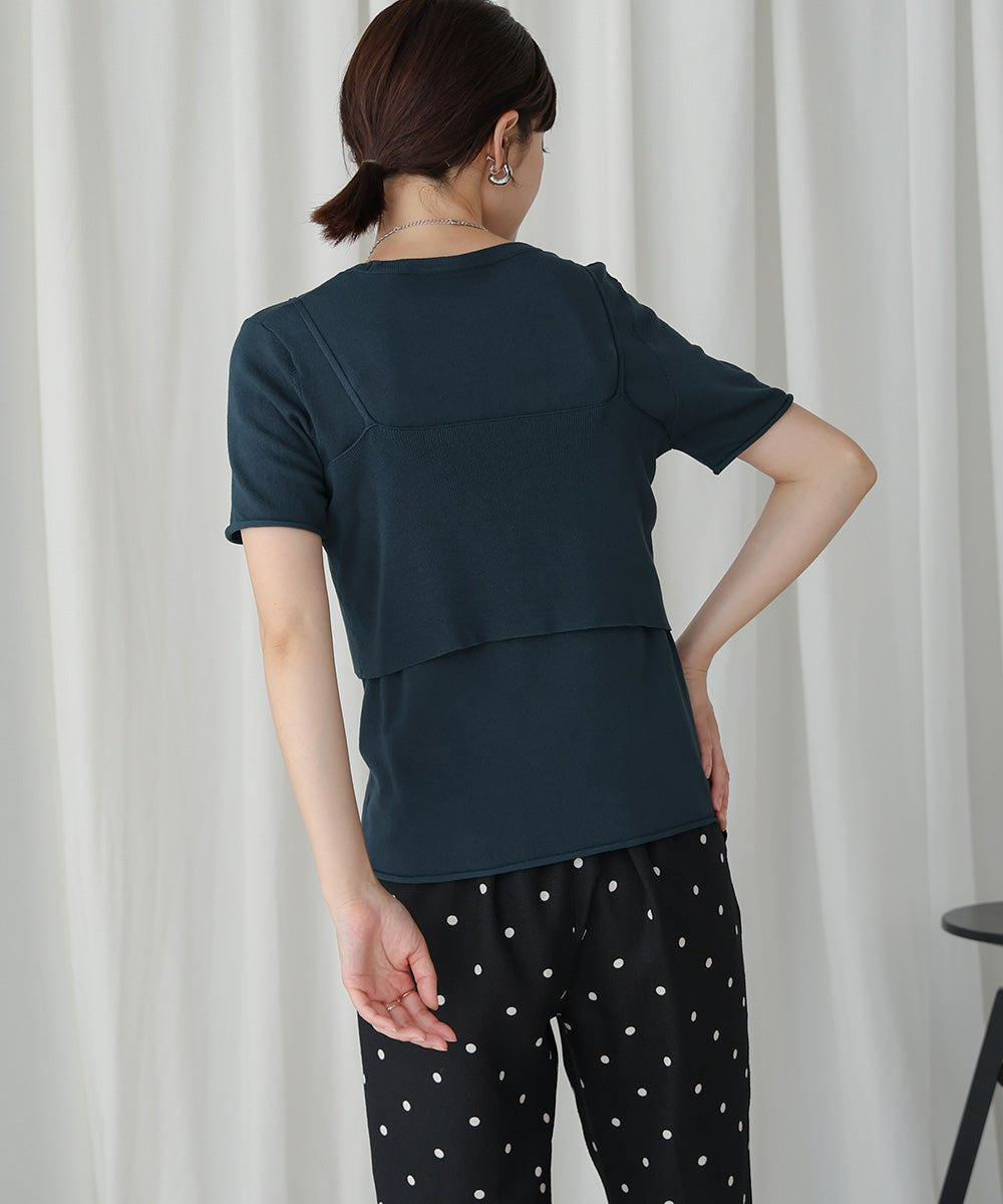 【WEB限定】ニットＴ＆キャミセット