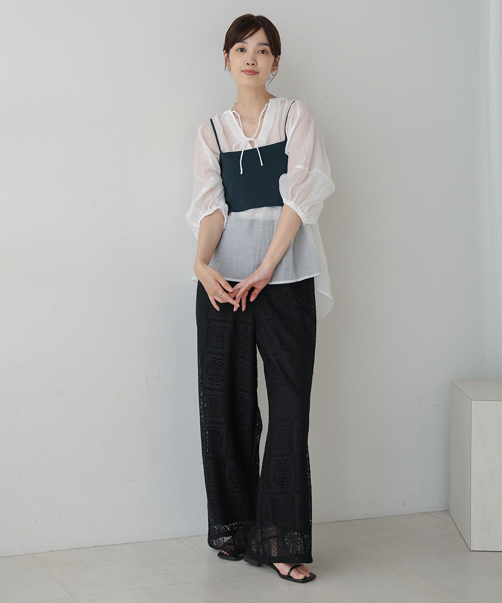 【WEB限定】ニットＴ＆キャミセット