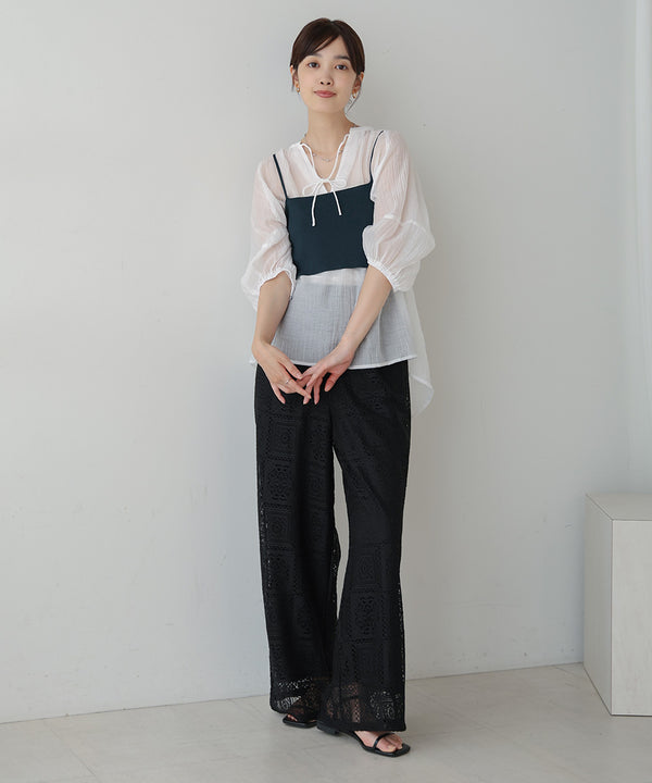 【WEB限定】ニットＴ＆キャミセット