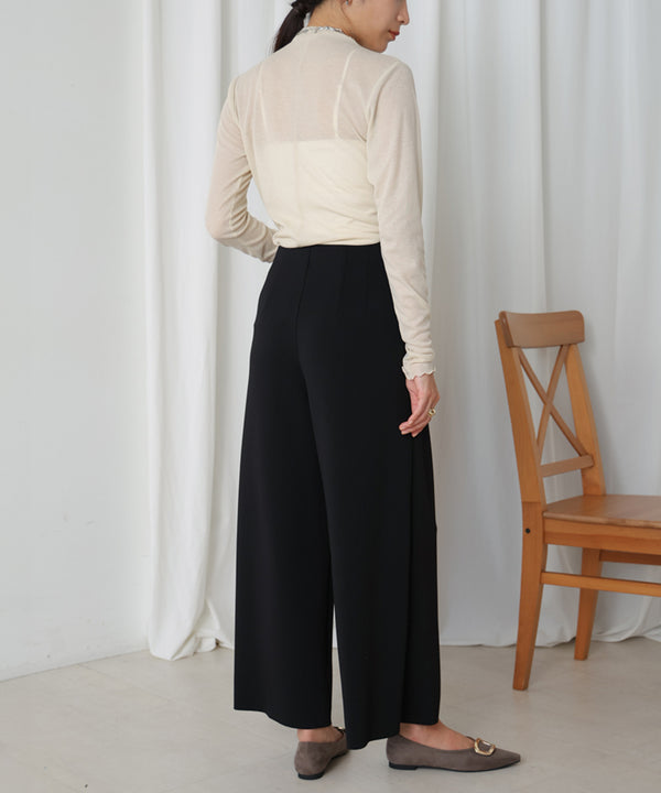 アクアストレートワイドパンツ