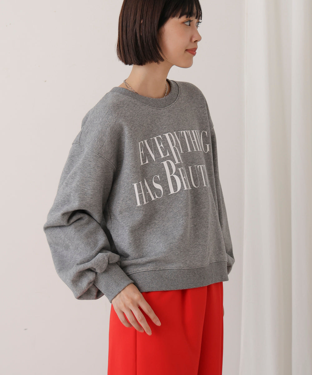 【WEB限定】ロゴプリントスウェット