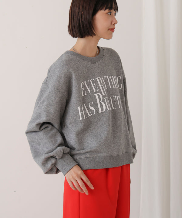 【WEB限定】ロゴプリントスウェット