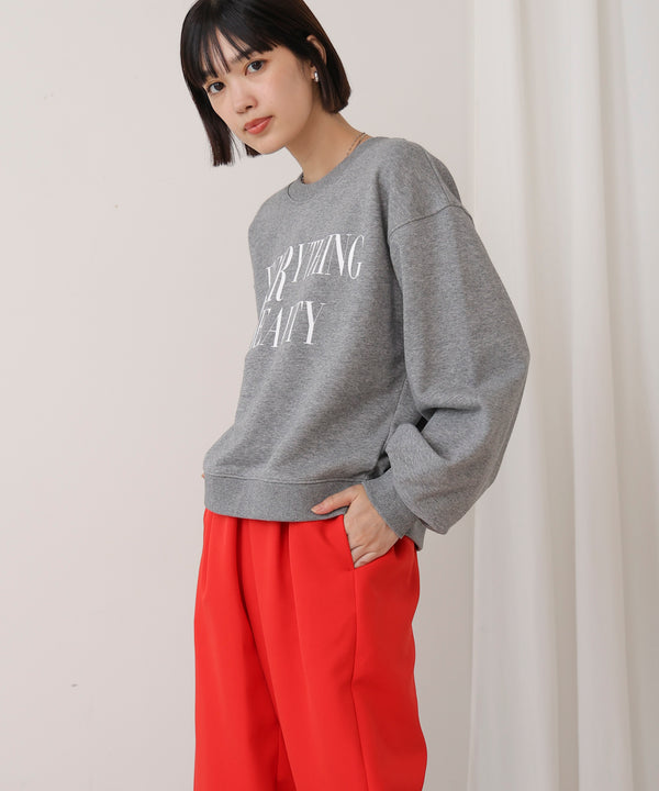 【WEB限定】ロゴプリントスウェット