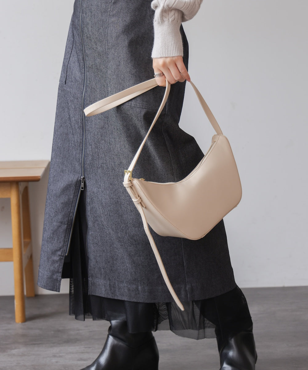 アシンメトリー舟形トート