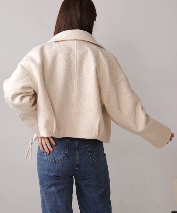 【WEB限定】ループツィードショートジャケット