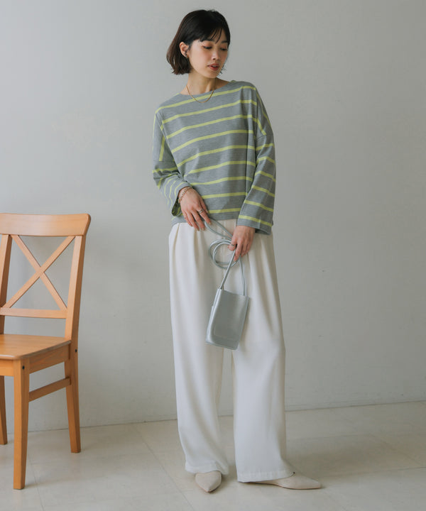 【WEB限定】ワイドボーダートップス