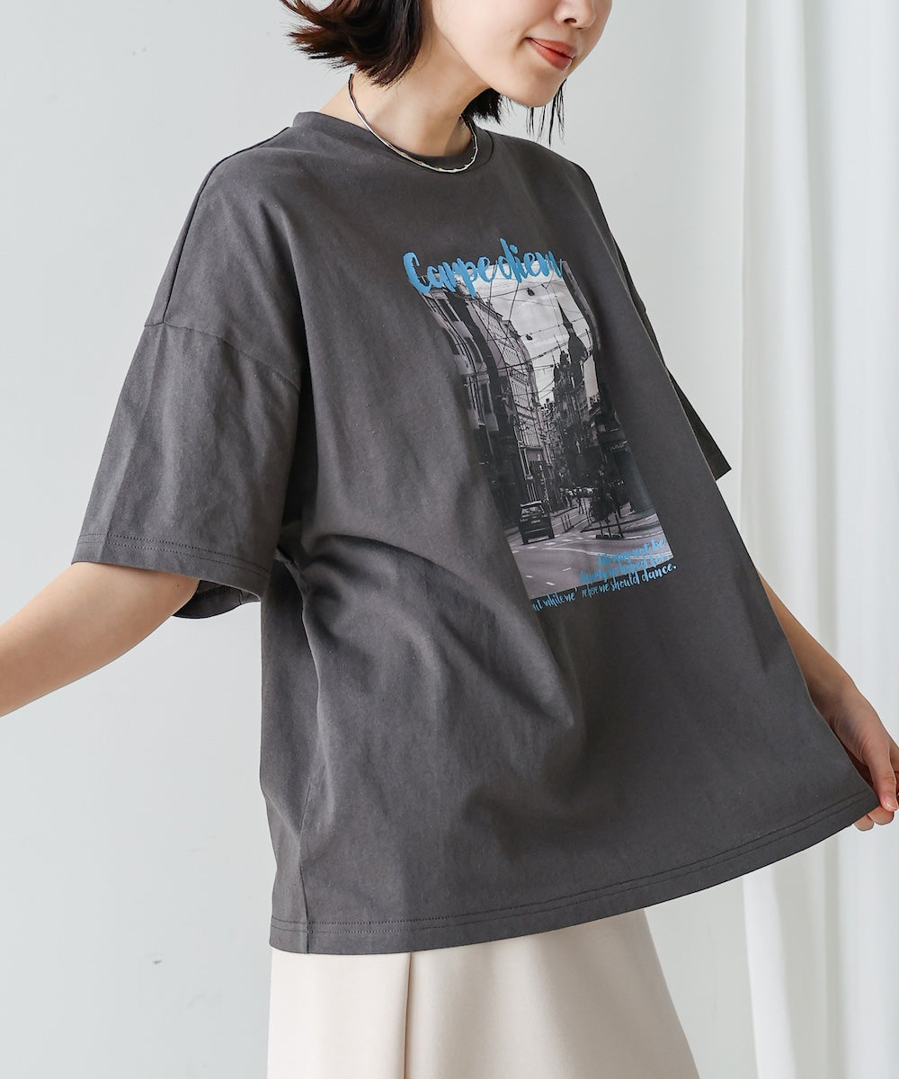 【WEB限定】タウンフォトカラーロゴＴシャツ