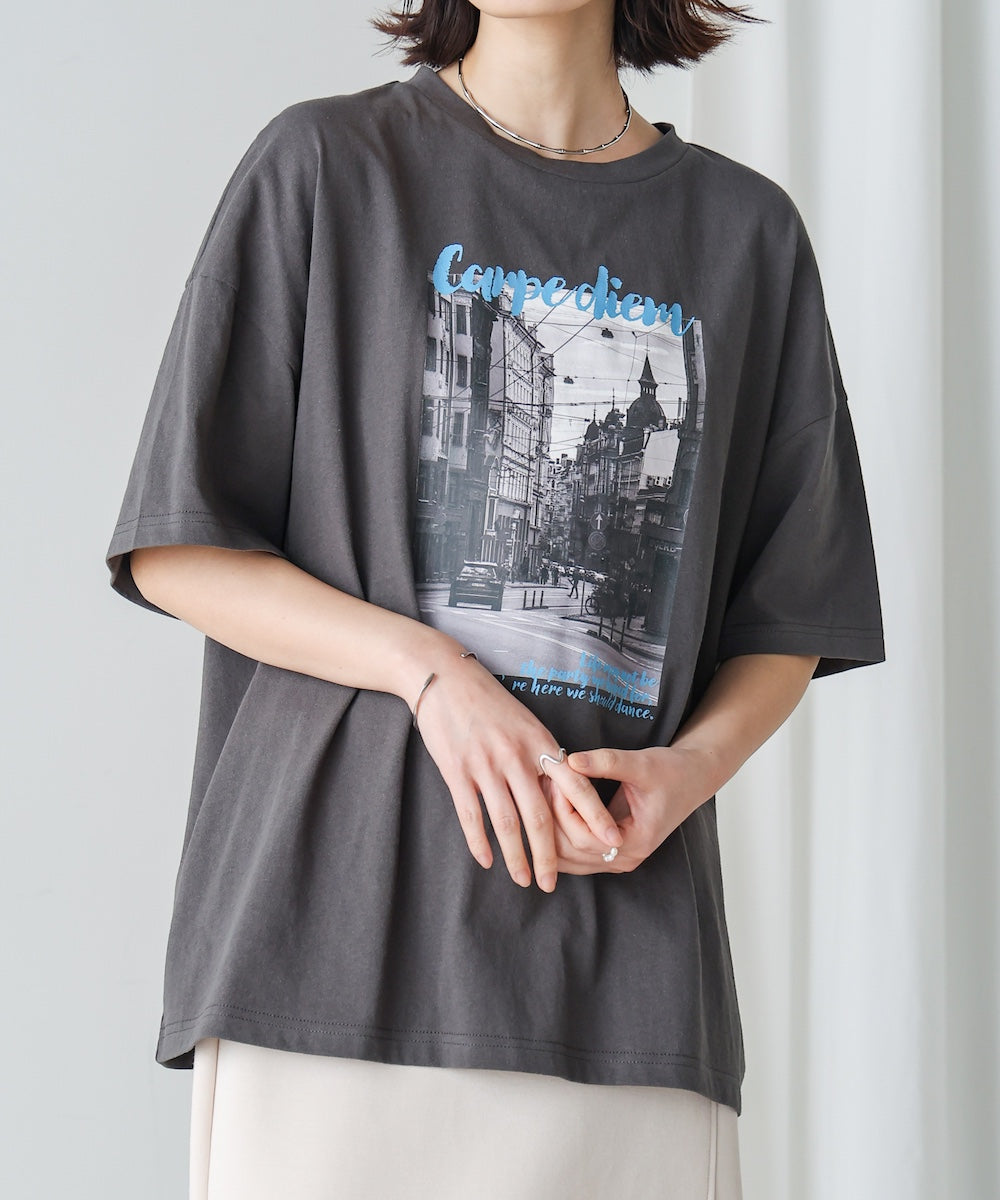 【WEB限定】タウンフォトカラーロゴＴシャツ