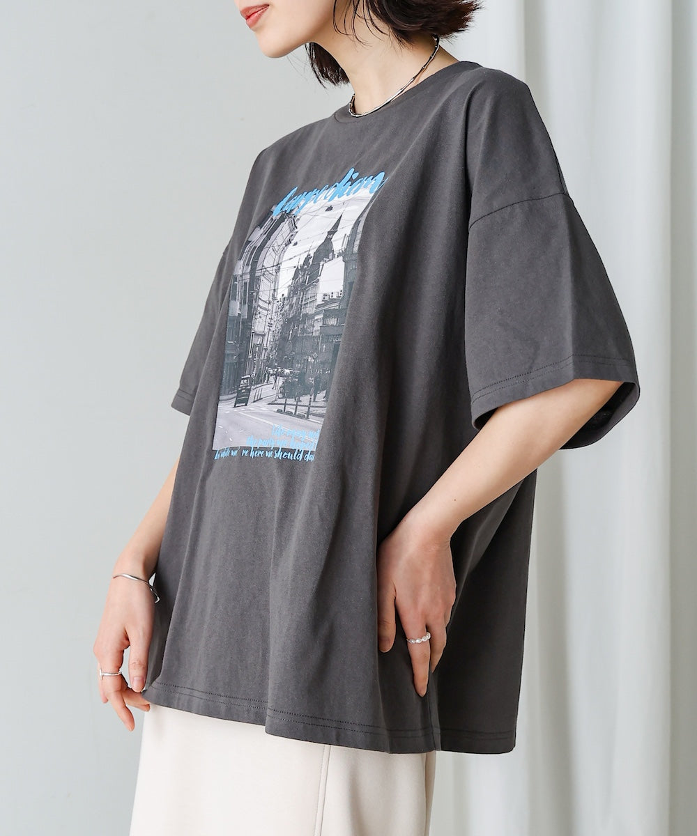 【WEB限定】タウンフォトカラーロゴＴシャツ