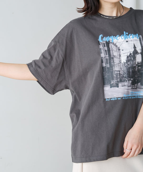 【WEB限定】タウンフォトカラーロゴＴシャツ