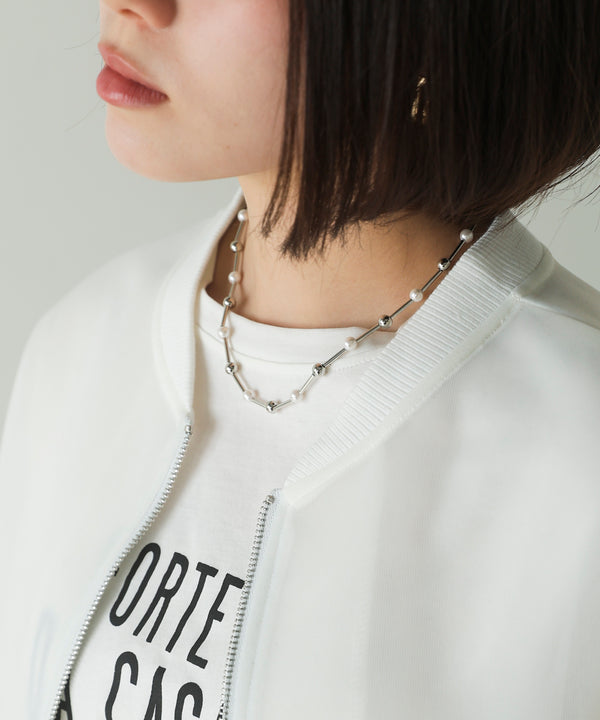 パールショートネックレス【メール便280円】