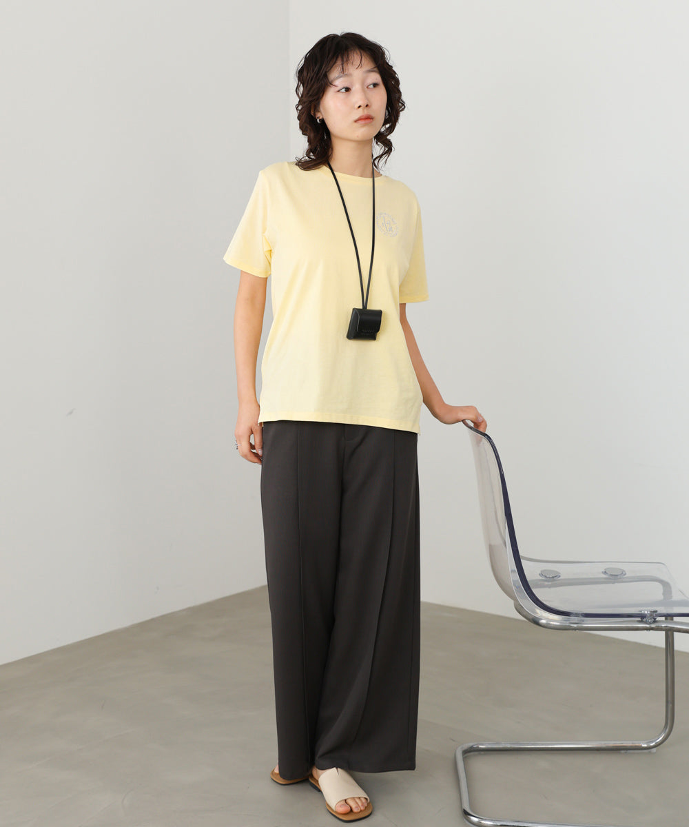バックロゴ刺繍Ｔシャツ