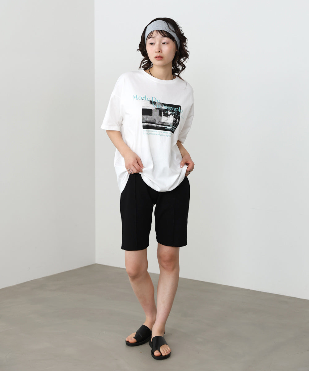 フォトプリントカラーロゴＴシャツ