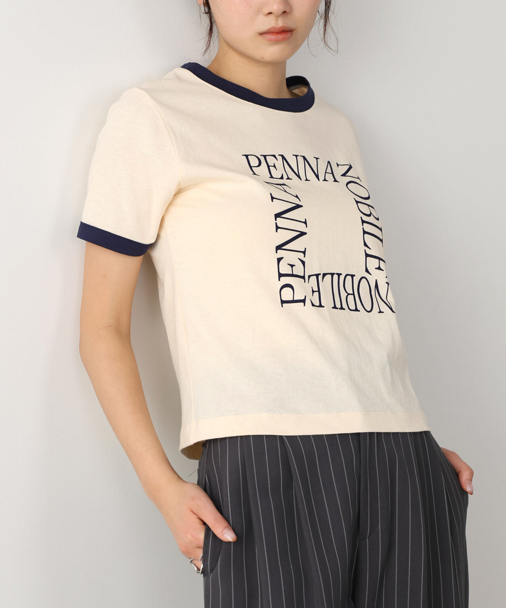 配色リンガーロゴＴシャツ