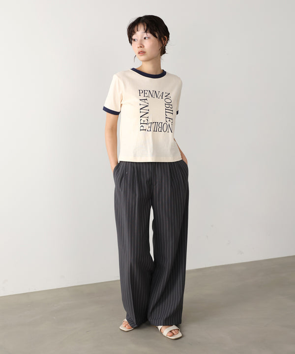 配色リンガーロゴＴシャツ