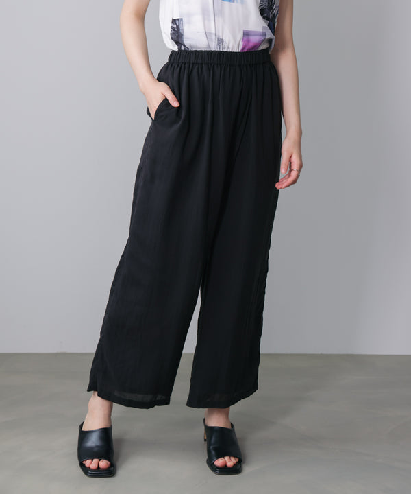 シルク調カシュクールパンツ