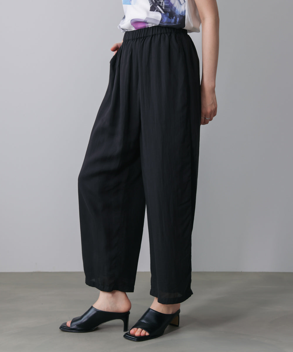 シルク調カシュクールパンツ