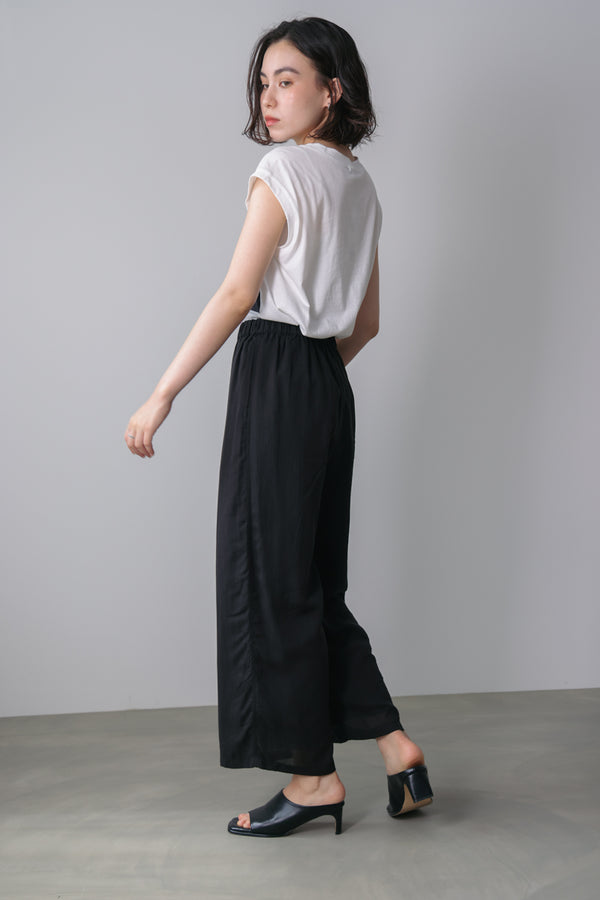 シルク調カシュクールパンツ