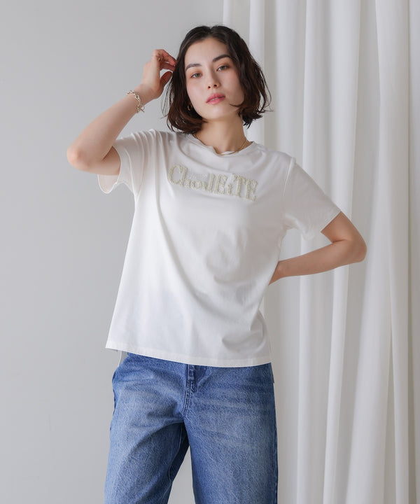 ラメさがら刺繍Ｔシャツ［5/16発送予定］