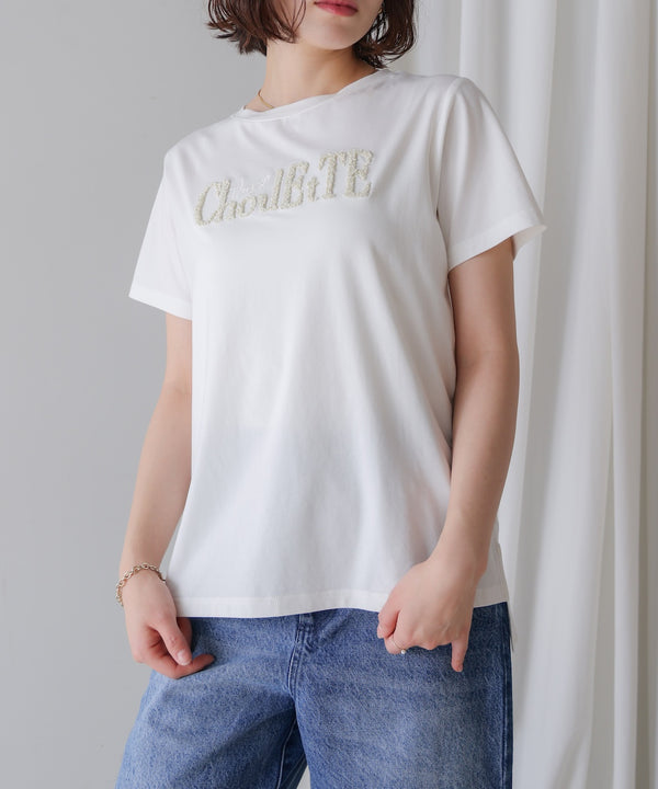 ラメさがら刺繍Ｔシャツ［5/16発送予定］