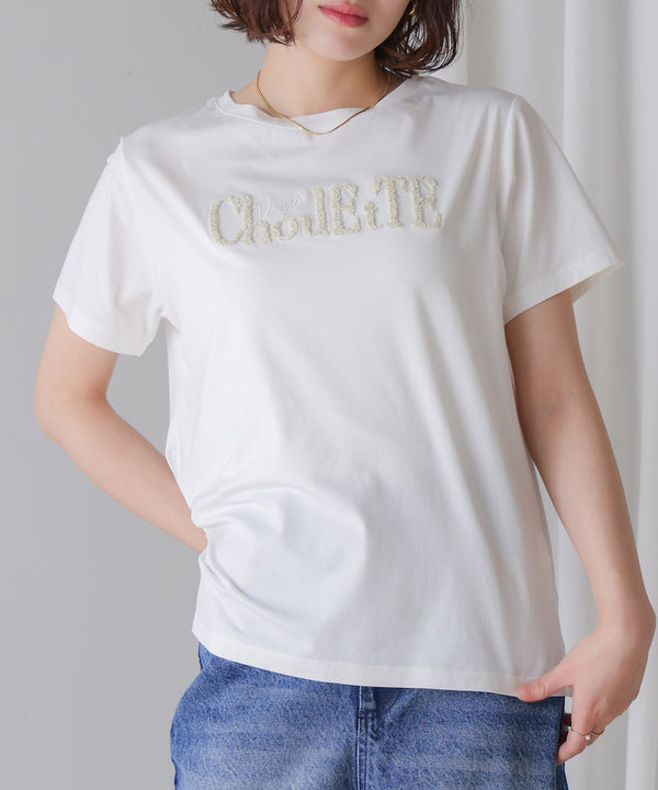 ラメさがら刺繍Ｔシャツ［5/16発送予定］