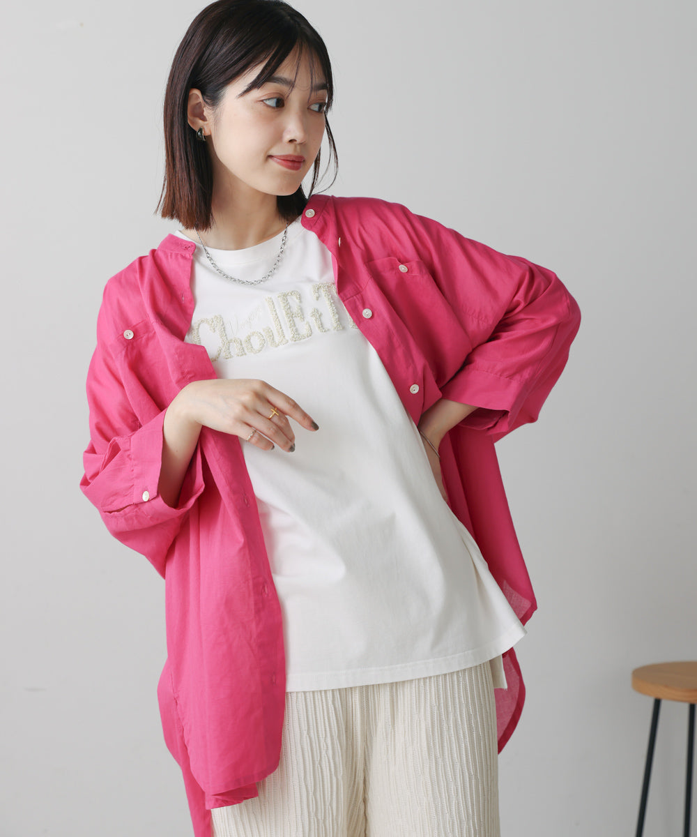 【WEB限定】ラメさがら刺繍Ｔシャツ