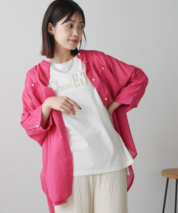 【WEB限定】ラメさがら刺繍Ｔシャツ