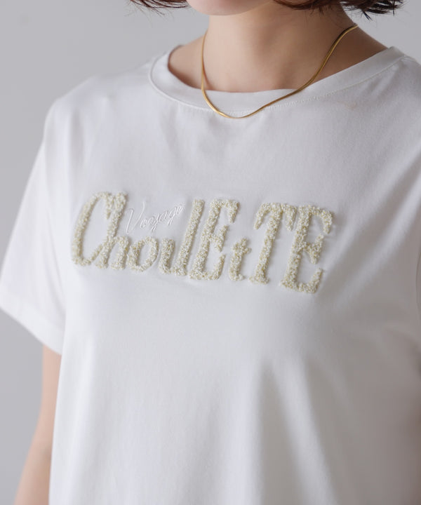 ラメさがら刺繍Ｔシャツ［5/16発送予定］