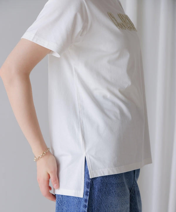 ラメさがら刺繍Ｔシャツ［5/16発送予定］
