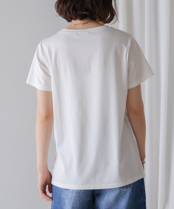 ラメさがら刺繍Ｔシャツ［5/16発送予定］