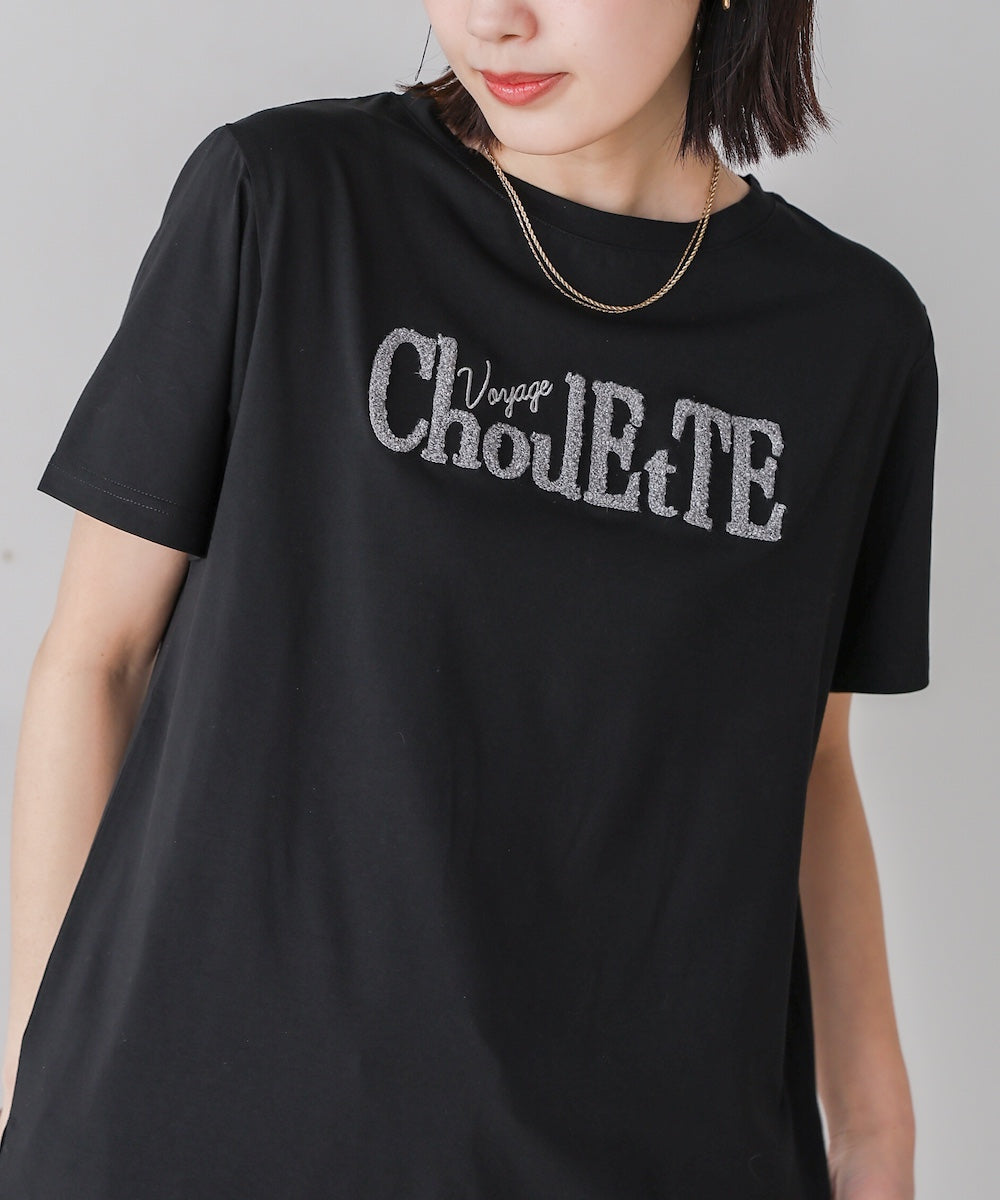 【WEB限定】ラメさがら刺繍Ｔシャツ