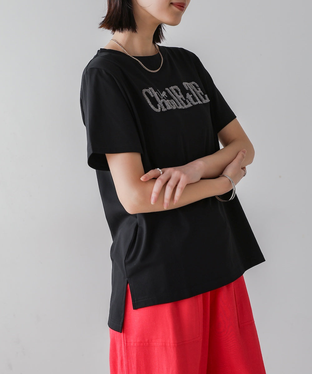 【WEB限定】ラメさがら刺繍Ｔシャツ