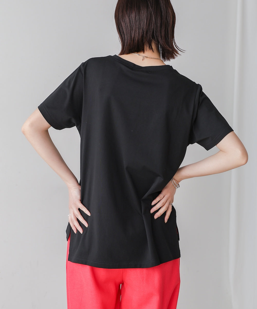 ラメさがら刺繍Ｔシャツ［5/16発送予定］