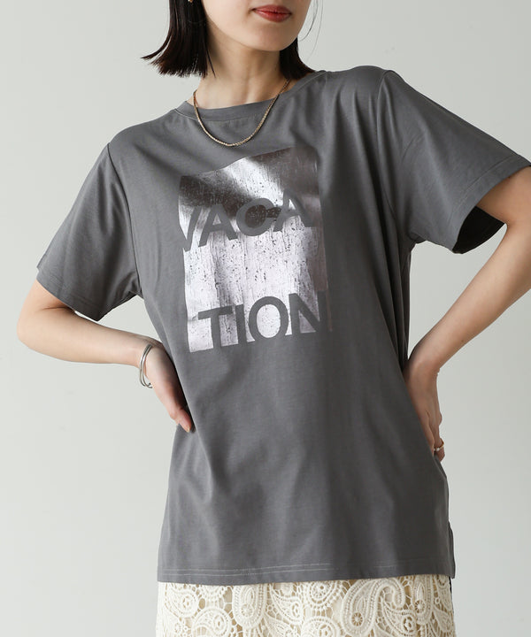 箔プリントロゴＴシャツ［5/19発送予定］