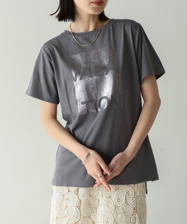 箔プリントロゴＴシャツ［5/19発送予定］