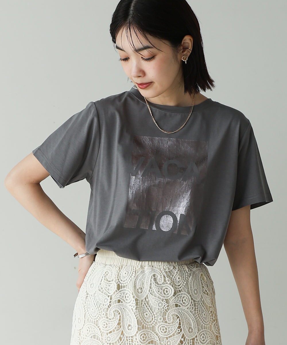 箔プリントロゴＴシャツ［5/19発送予定］