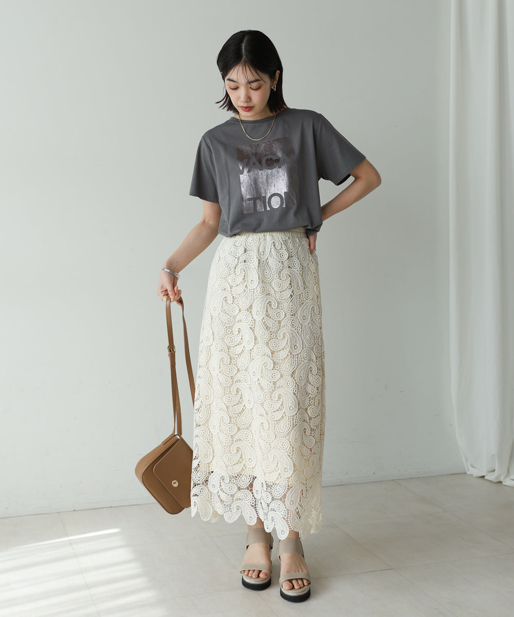 箔プリントロゴＴシャツ［5/19発送予定］