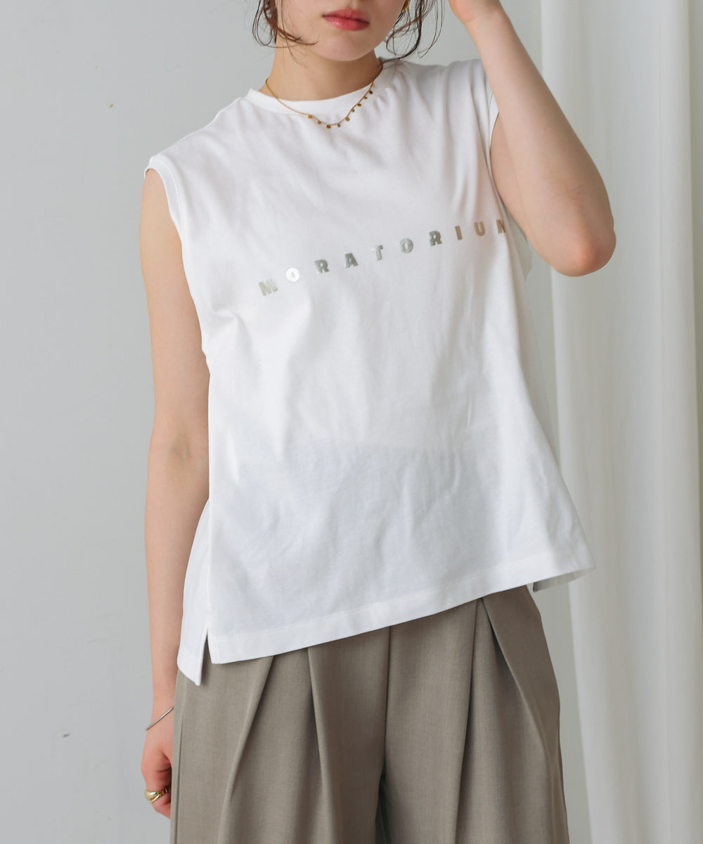 スモールロゴ箔ロゴＴシャツ