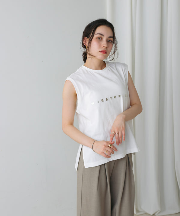 スモールロゴ箔ロゴＴシャツ