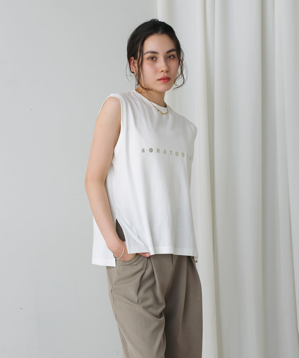 スモールロゴ箔ロゴＴシャツ