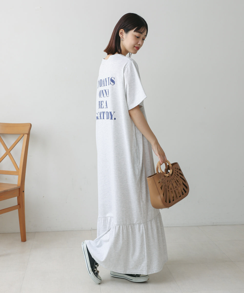 【WEB限定】ペプラムフリルワンピース