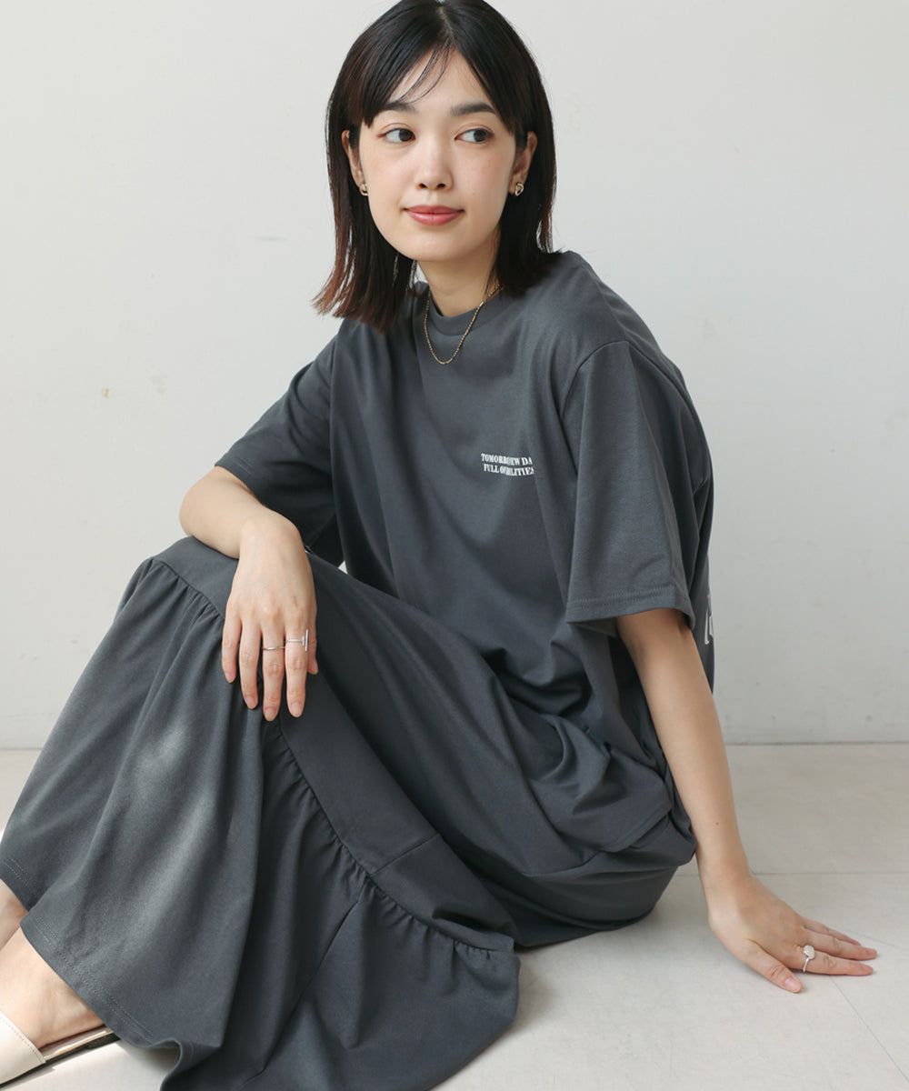 【WEB限定】ペプラムフリルワンピース