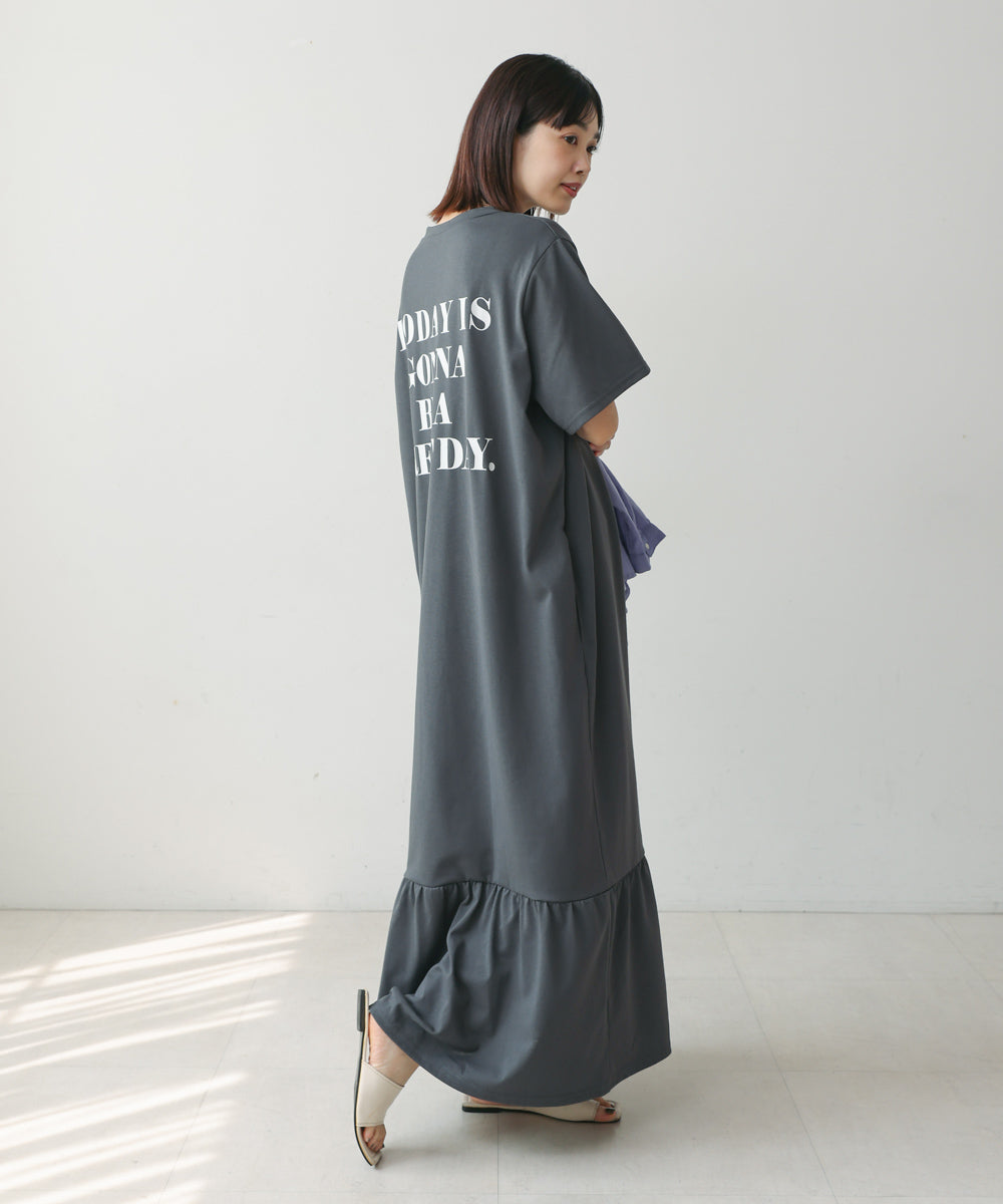 【WEB限定】ペプラムフリルワンピース
