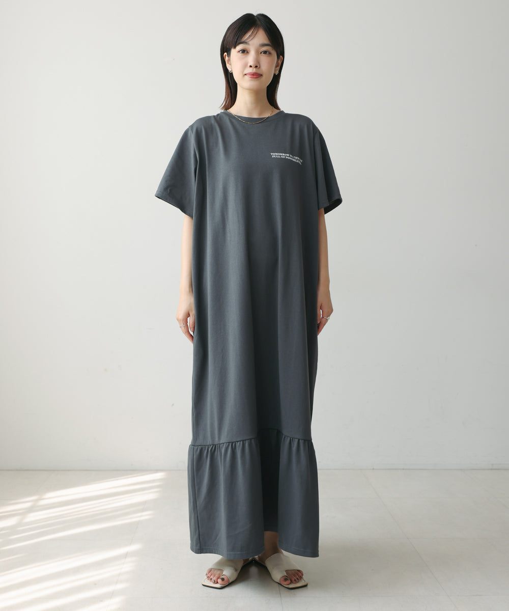 【WEB限定】ペプラムフリルワンピース
