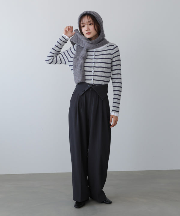 マフラードッキングニットキャップ