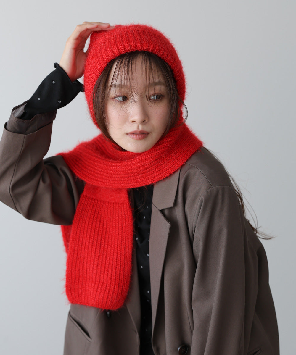 マフラードッキングニットキャップ