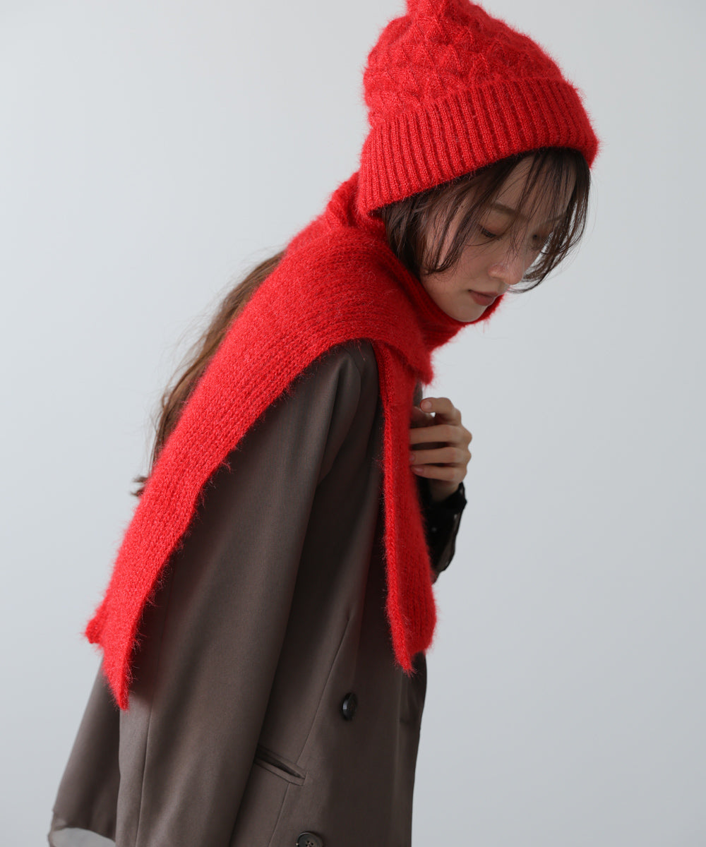 マフラードッキングニットキャップ