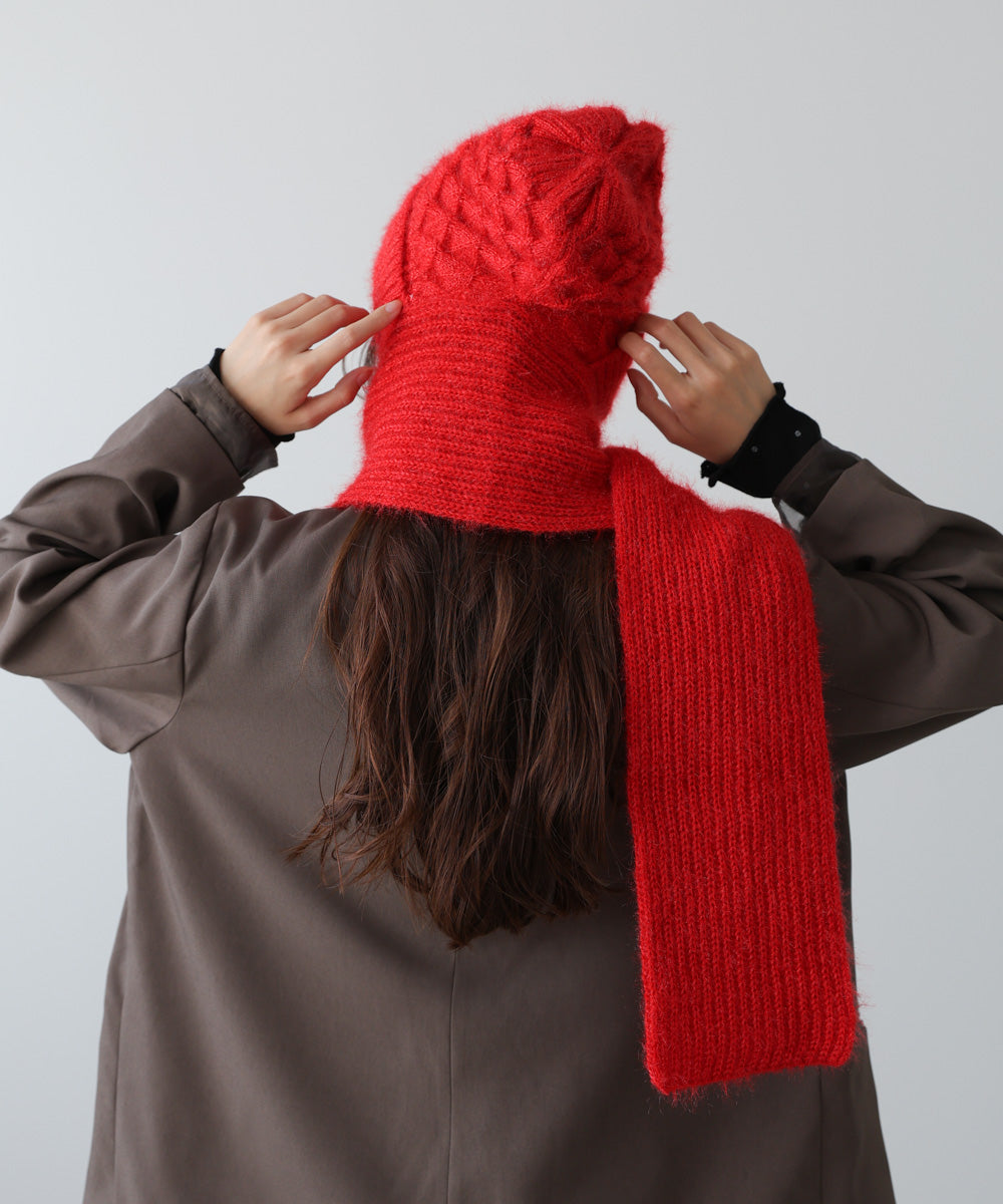 マフラードッキングニットキャップ