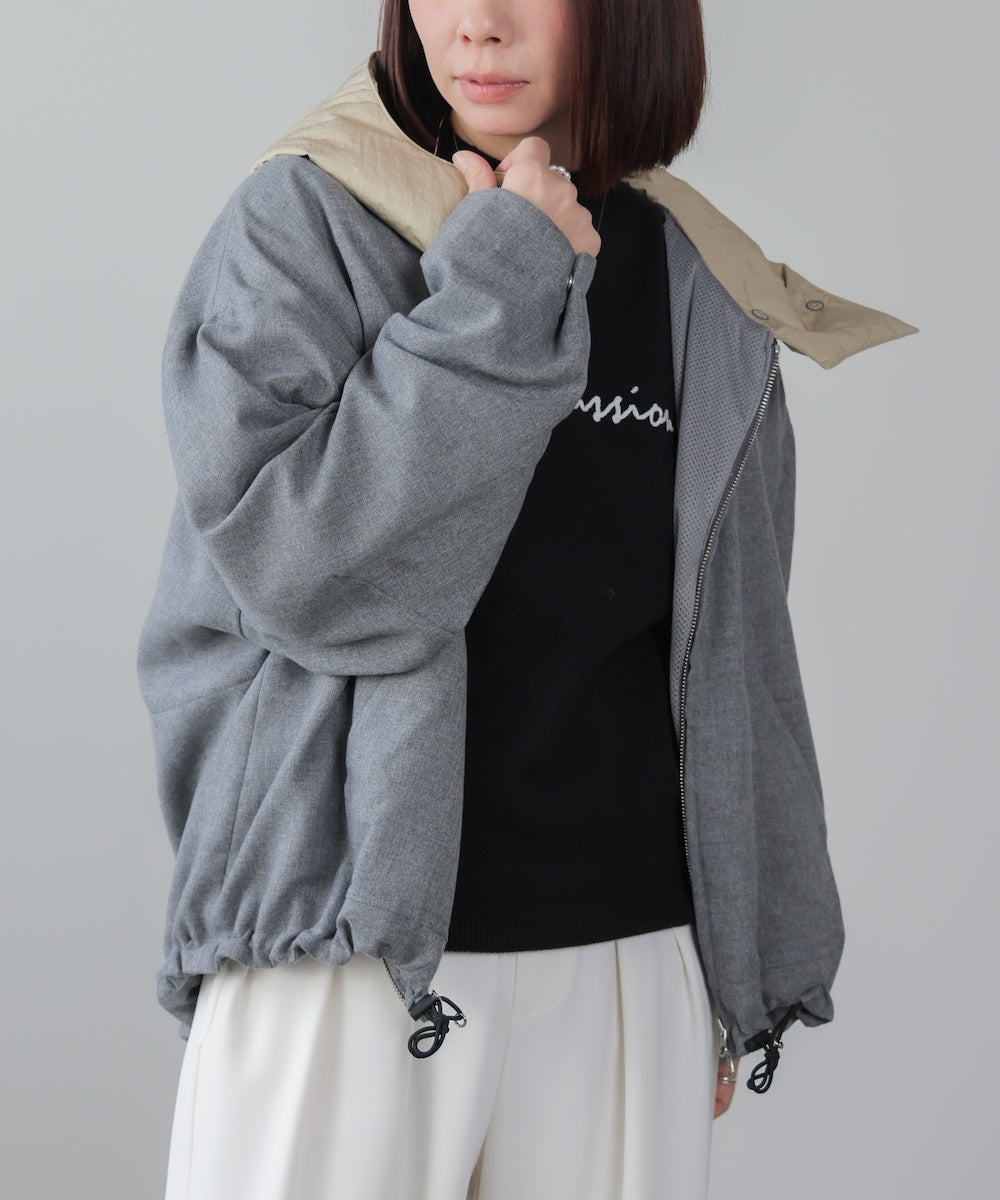 【日本製】フーデッドブルゾン